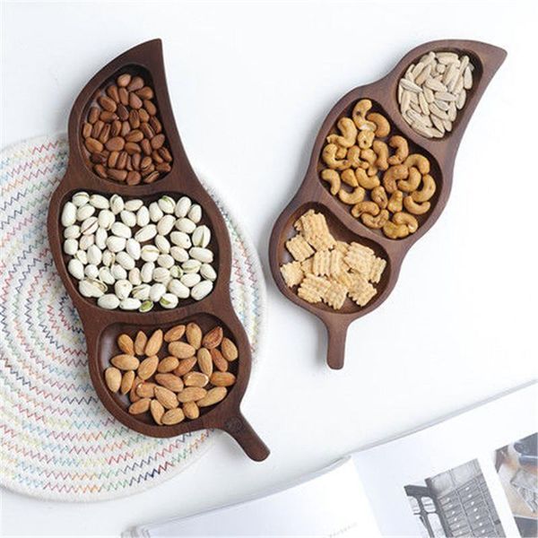 

kitchen storage & organization creative wooden charcuterie plank beans shape snack serving trays home decorative dessert beef steak fruit pl