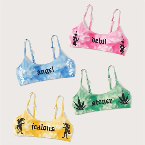 

umeko goth punk women camis spaghetti strap crop summer club wear plus size 5xl letter printing grunge steampunk, White