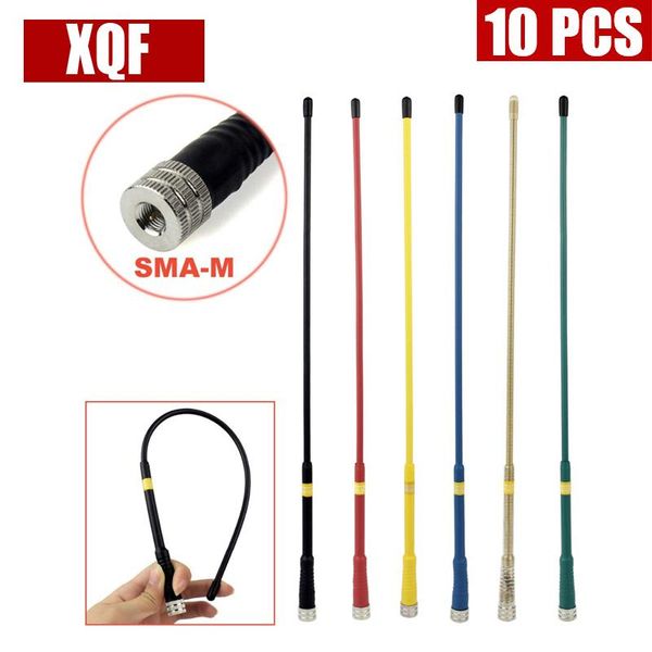 

fp405 dual band 144/430mhz vhf/uhf handset high gain soft antenna sma-m for yaesu two way radio walkie talkie