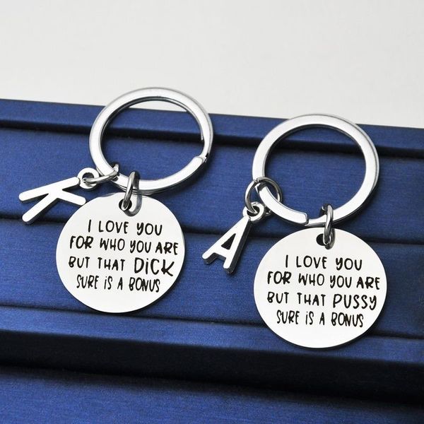 

keychains oein couple keychain stainless steel custom made holiday gift handwork for lovers keyring mirror polishing llavero, Silver