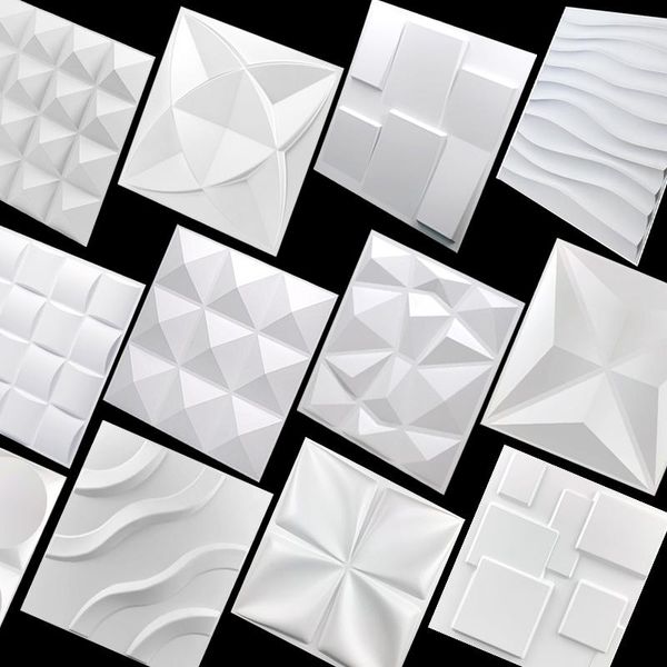 

30x30cm 3d three-dimensional wall sticker decorative living room wallpaper mural waterproof bathroom kitchen stickers
