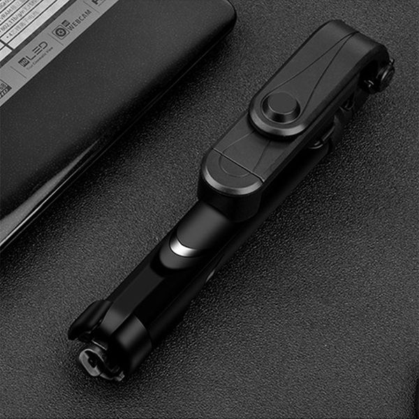 Monopods sem fio sem fio Bluetooth-compatível selfie vara com mini tripé e espelho para iPhone samsung huawei android selfy stick