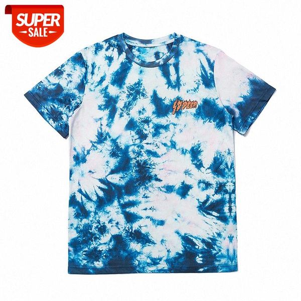 

travis asttroworld tie-dye short-sleeved t-shirt #vx7g, White;black