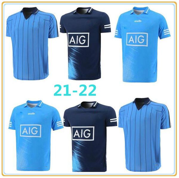 

2021 berlin rugby shirt 2022 home training men's 20 21 22 dublin jersey size s-5xl retro t-shirt dark blue, Black;gray