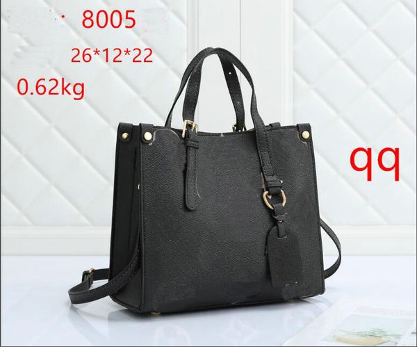 

canvas shopping bag large capacity package tote bags handbag purse fashion letter white pu leather 8005#denim 26x12x22cm