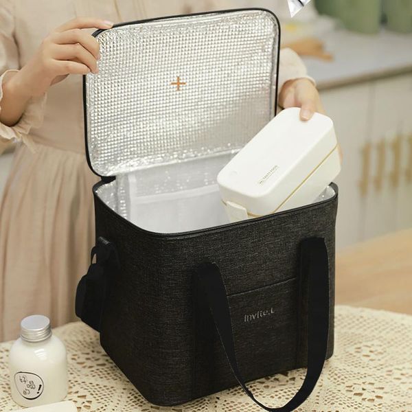 

storage bags style meal bag oxford cloth insulation lunch outdoor picnic