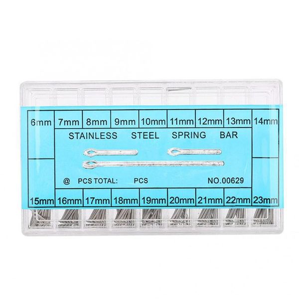 

repair tools & kits 360pcs 6mm-23mm watch band link cotter pin stainless steel bracelet strap pins bar assortment