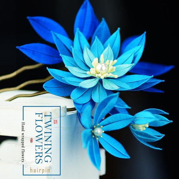 

other arts and crafts wrapped flower diy kit silk thread handmade retro jewelry simple easy to learn hairpin hair accessories
