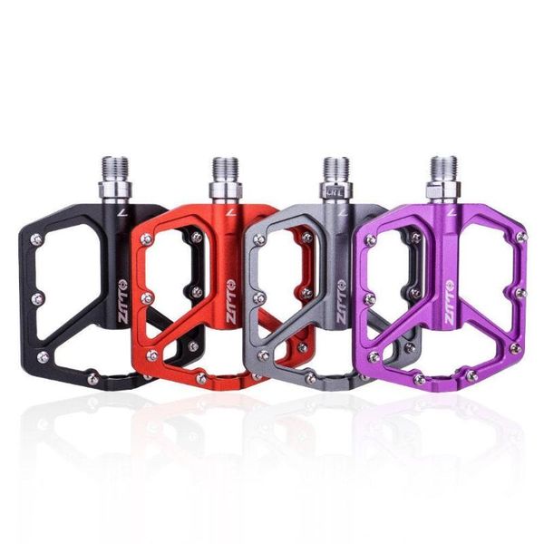 

bike pedals ztto mtb road ultralight sealed cnc cycling part alloy dh xc hollow anti-slip bearings du system mountain 12mm axle