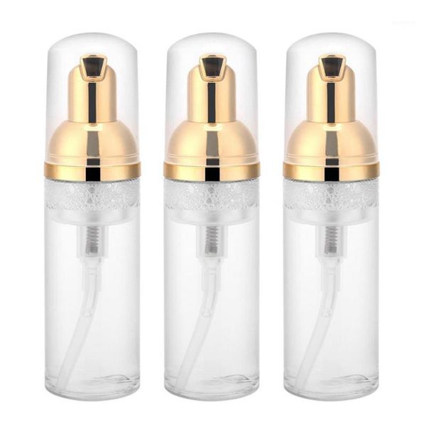 

pcs/set 60ml plastic foamer pump bottle empty cosmetic facial cleanser wash liquid soap foam bottles storage & jars