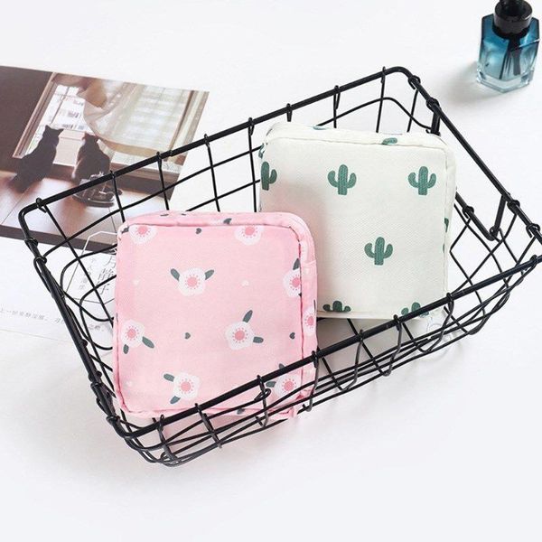 

reusable organizer storage female hygiene sanitary napkins package cotton bag purse case towel pad dropship bags