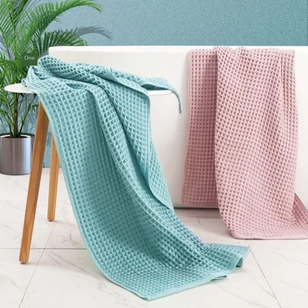 

towel 100% cotton waffle bath towels set for child highly absorbent bathroom home kitchen