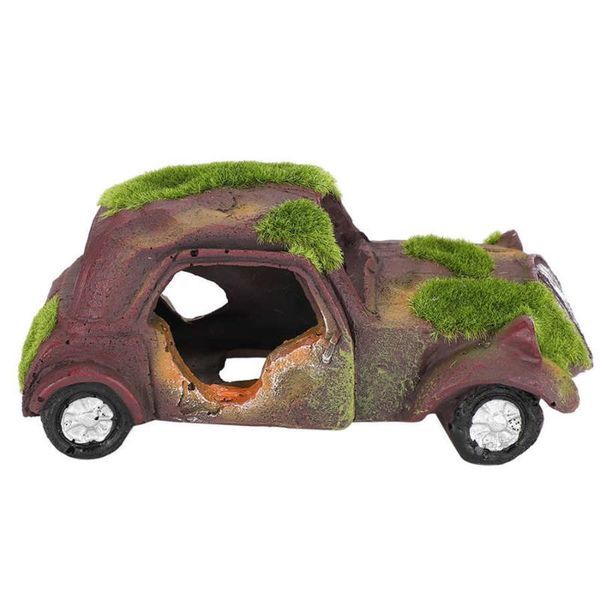 

decorations fish tank dÃ©cor ornament resin vintage flocking car aquarium landscape decoration decor