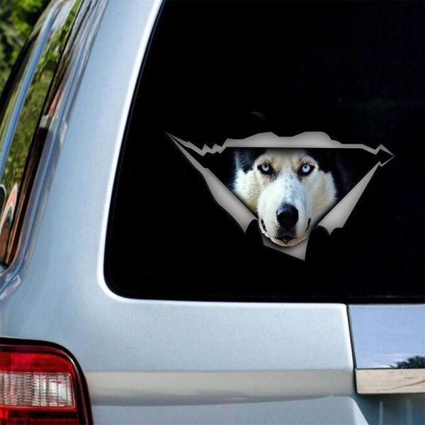 

window stickers lovely dog sticker for car decoration waterproof removable self-adhesive wall multipurpose in stock