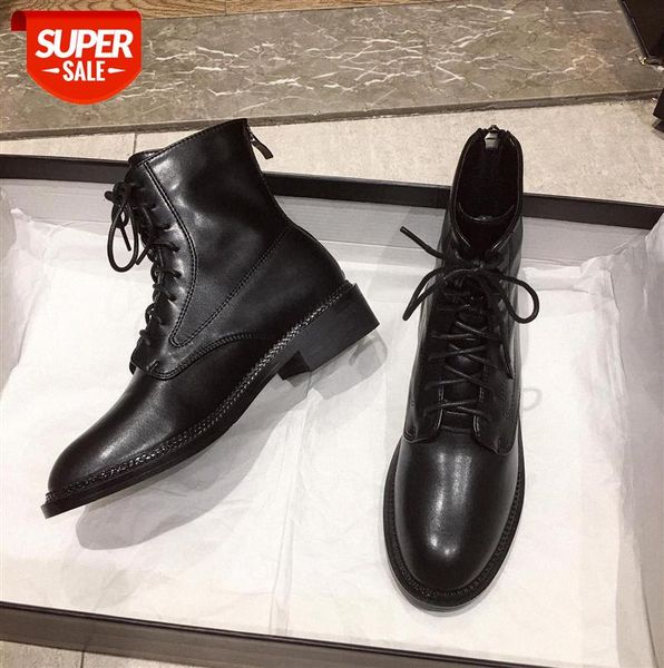 

martin boots, lace-up thick-heeled british short single zipper, wild net red thin children #1o4o