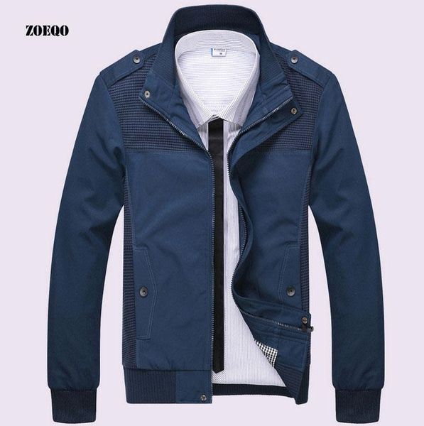 

men's jackets zoeqo jacket solid color slim plus size casual mens and coats manteau homme men male veste, Black;brown