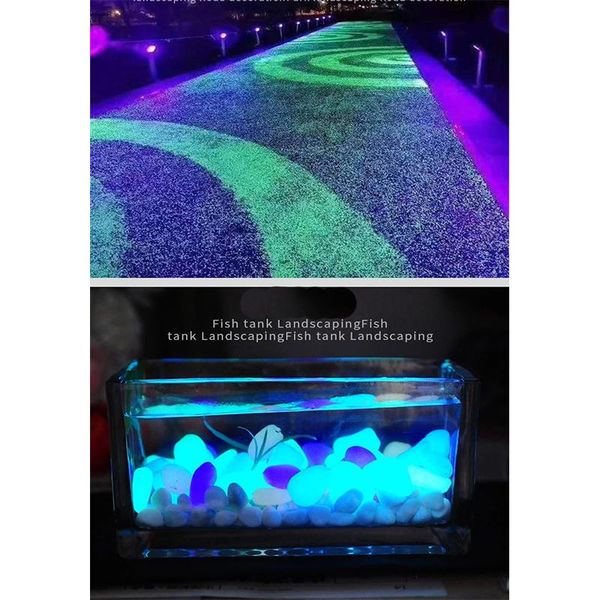 

decorations luminous stone garden pebbles glow stones rocks for walkways lawn yard decor