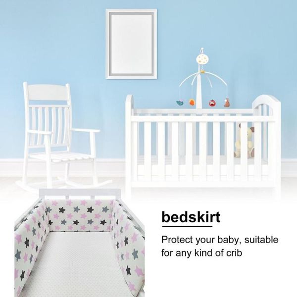 

bedding sets one piece baby crib fence cotton bed protection railing bumper cot activity gear head protector enfant care