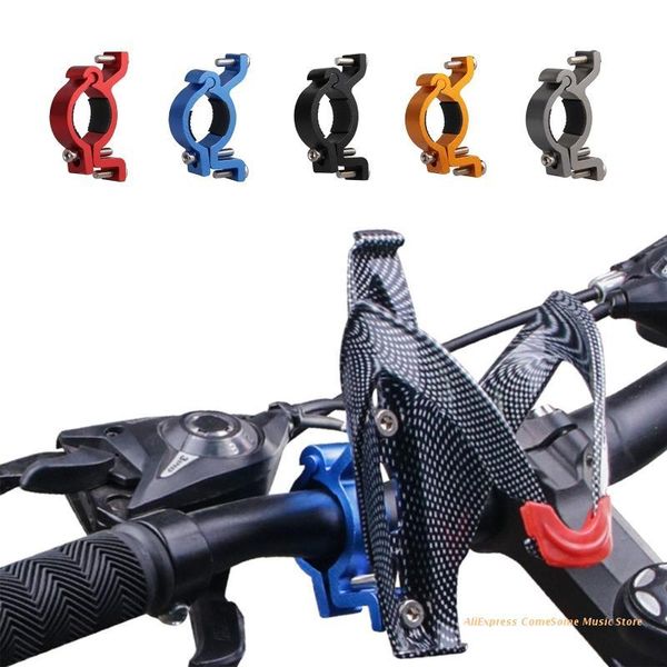 

tools bicycle water bottle cage handlebar seatpost mount quick release aluminum alloy adapter conversion fixed dropship
