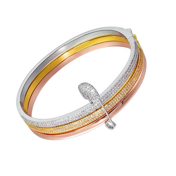

bangle silver charm braceles opening bracelet jewelry bangles wholesale fashion luxury gold color natural stones, Black