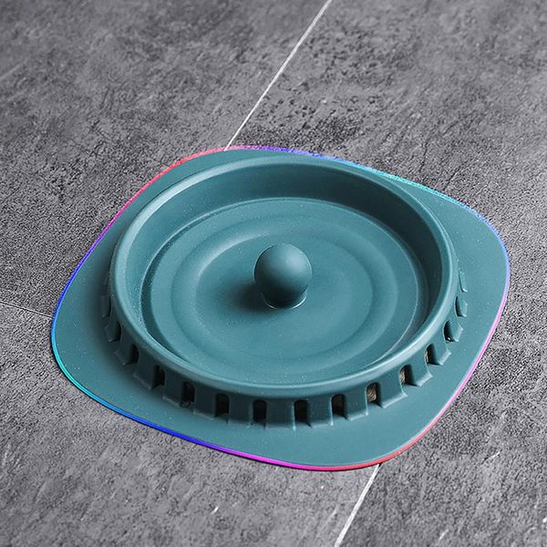 

other bath & toilet supplies silicone hair sink filter deodorant insect proof bathroom sewer anti-hair clogging bathtub floor drain cover