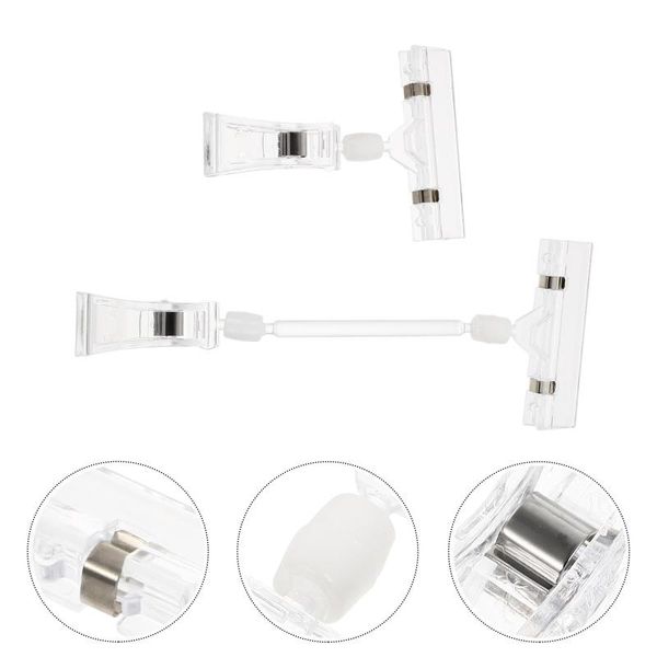 

frames 6pcs shelf universal mechanical clamps advertising clip price for supermarket