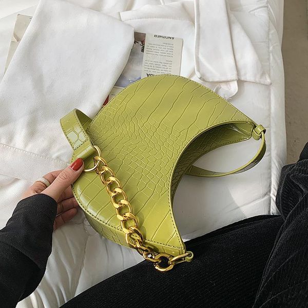 

evening bags stone pattern small pu leather saddle crossbody 2021 summer chain shoulder handbags and purses