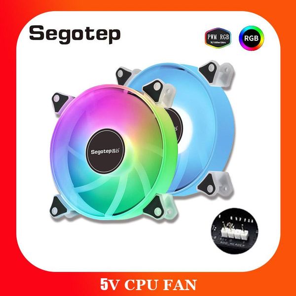 

segotep cpu fan 120mm cooler rgb controller 5v computer case fans for pc & coolings