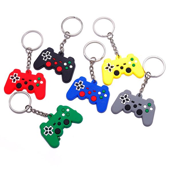 

gamepad game console handle cartoon couple soft keychain for backpack fridge magnet pendant necklace fashion creative gifts jewelry accessri, Silver