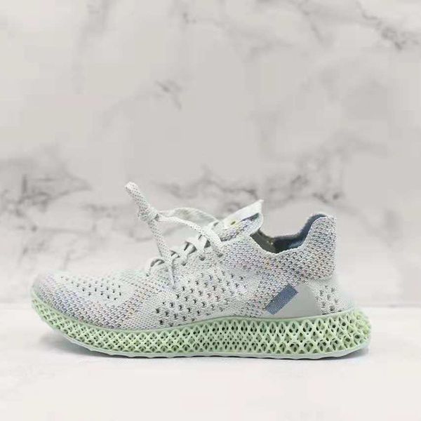 

futurecraft alphaedge 4d ltd aero ash print white b96613 kicks men sports shoes sneakers trainers with original box, Black;white