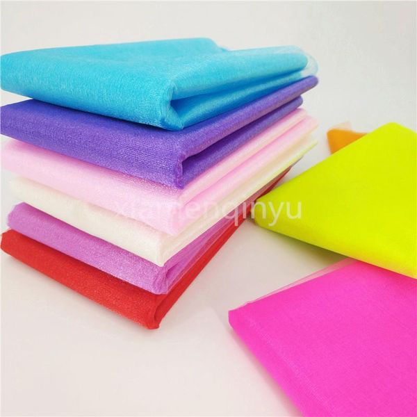 

organza tulle roll fabric sheer tutu skirt wedding gift bow craft home party garden decor supply 8z decorative flowers & wreaths