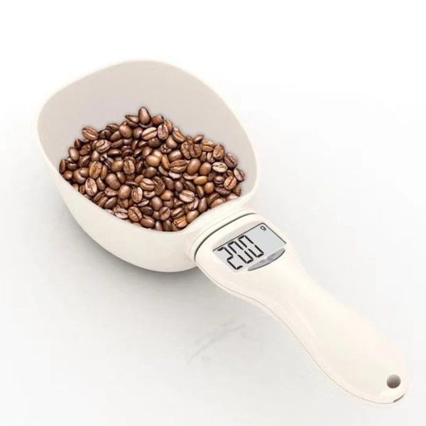 

dog bowls & feeders cat feeding bowl pet scale cup electronic measuring tool kitchen scoop spoon with led display supplies
