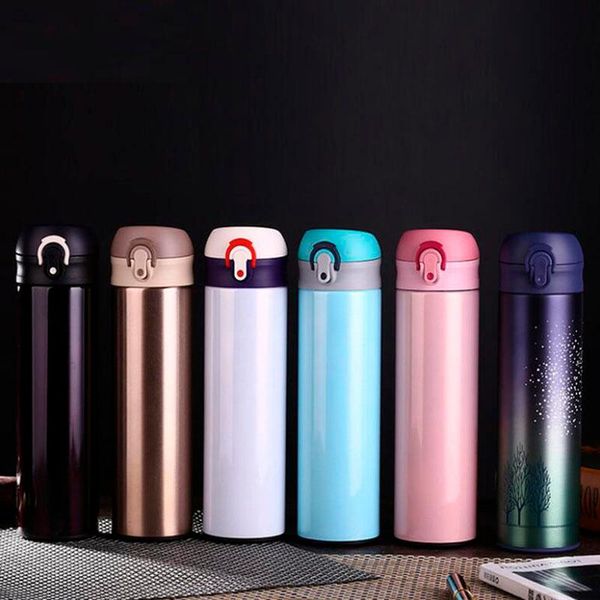

water bottles stainless steel vacuum flask grafat termica flask, travel mug 400ml
