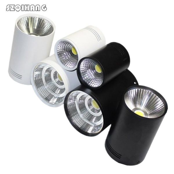 

ceiling lights surface mounted led downlight cob 10w 15w 20w down lamp ac85-265v