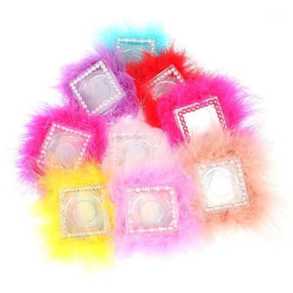 

1pc false eyelashes storage organizer box travel lashes holder case container 1