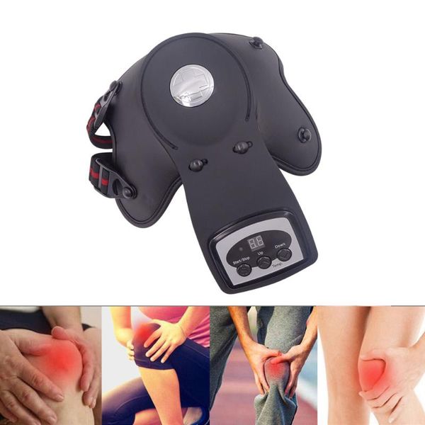

heat therapy knee massager relieve arthritis pain joint brace support vibration high frequency massage relaxation tool electric massagers
