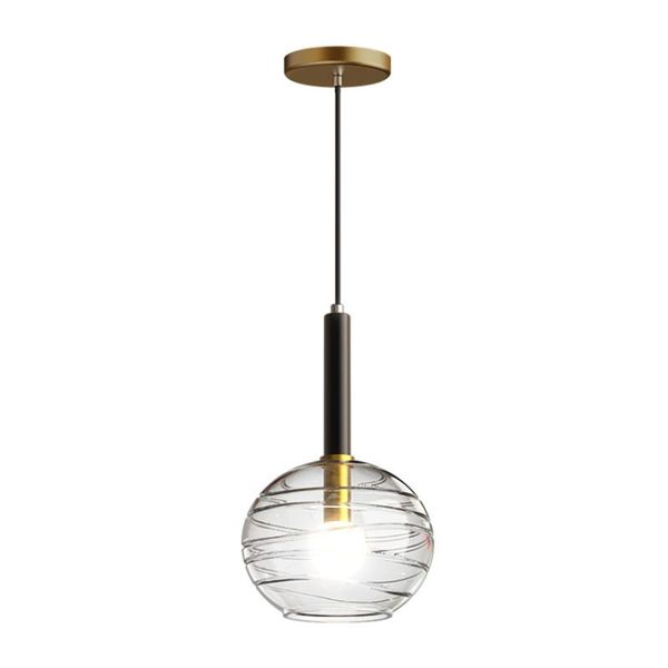 

pendant lamps nordic corrugated glass clear lights bedroom restaurant modern bar living room full copper deco lighting