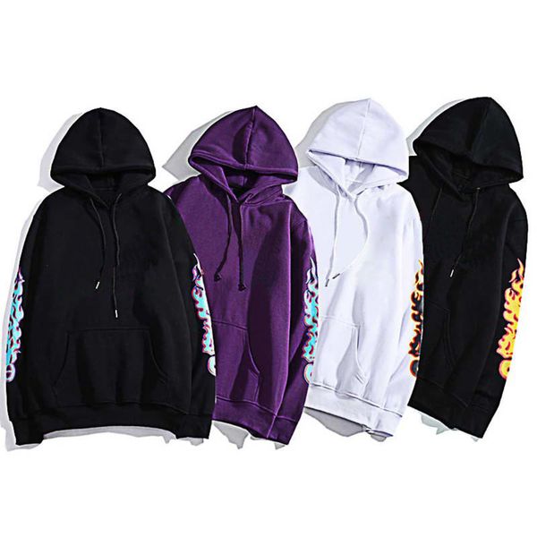 

21ss designer stylist hoodies fashion women casual jacket mens autumn hooded loose sweatshirt 3 colors size m-xxl, Black