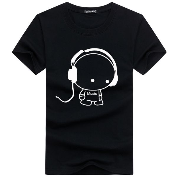 

3d printed t-shirt ink draw pattern short sleeve summer casual tees fashion o-neck tshirt male 210304, White;black