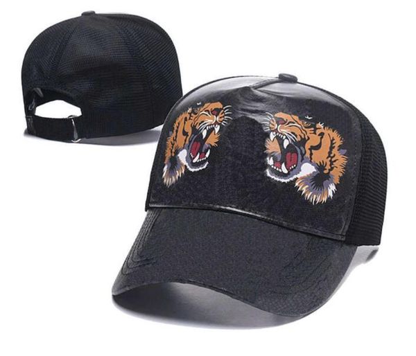 Tasarımcı Lüks Top Kapakları 2024 Erkek Beyzbol Kapakları Kadın Marka Tiger Head Hats Arı Arı Leoparı İşlemeli Kemik Erkekler Kadınlar Casquette Sun Hat Gorras Sports