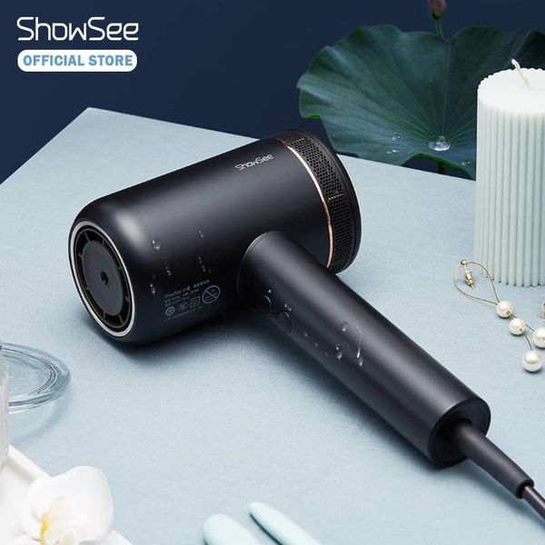 

showsee high speed hair dryer 1800w negative ion strong wind anion professional blow styling tool electric brushes