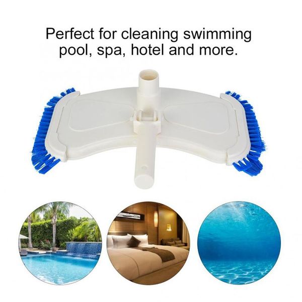 

pool & accessories ly weighted butterfly style vacuum head with side brushes cleaning tool for swimming bfe88