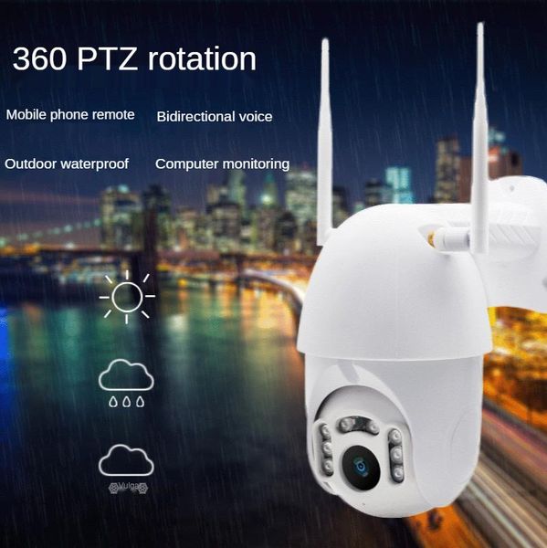 

cameras infrared ball machine wireless monitor camera wifi intelligent two-way voice intercom gimmage rotation