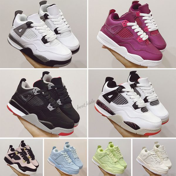 

jointly signed high og 1s kids basketball shoes 4 infant boy girl sneaker toddlers fashion baby trainers children, Black