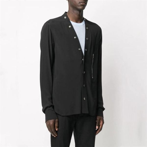 

men's casual shirts s-6xl2021 the spring and summer loose shirt european american style fashion thin everything handsome, White;black