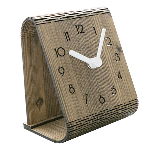 

table clock, creative wooden modern design bedroom decoration desk clocks, for office desk home decor wall clocks