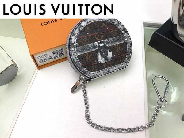 

key luxury apbu m63596 men leather long wallet chain wallets compact purse clutches evening brand card holders designer, Black;red
