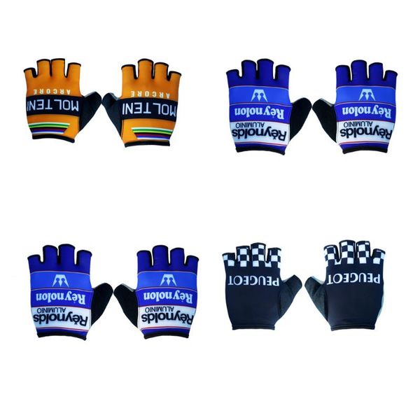 

cycling gloves retro guantes ciclismo half finger wear-resisting mittens mtb, Black