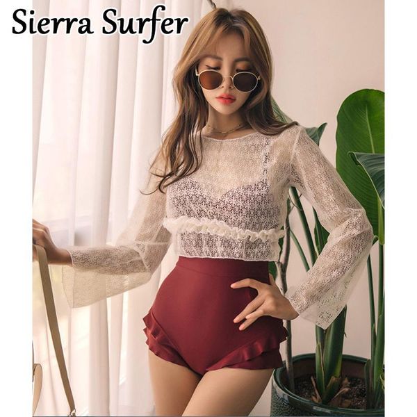 

swimsuit women beach women's wetsuit one piece suit female 2021 two pure color underwire push up solid bamboo fiber two-piece suits