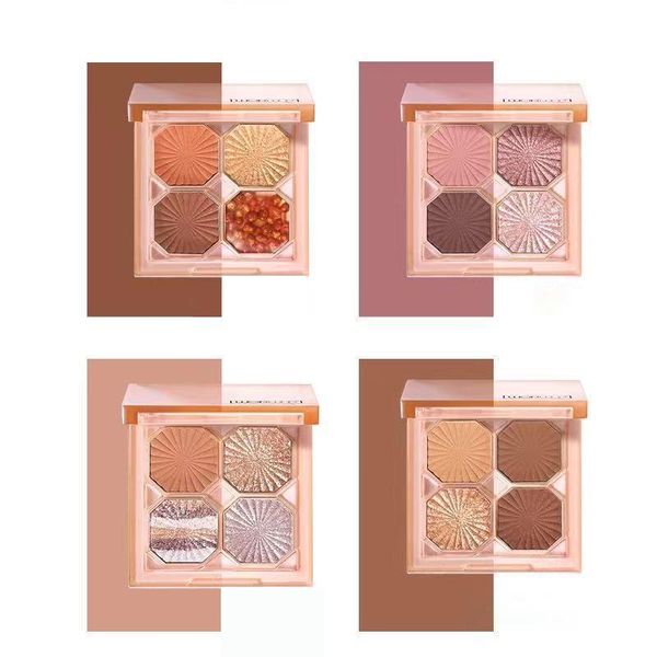 

arrival 1 pc 4 colors soft eyeshadow bobo crisp pearly matte easy to carry eyes shadow palette lasting cosmetic tslm1 eye